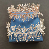 Crystal Rhinestones Bridal Tiara Headband Wedding Crown Hair Accessories