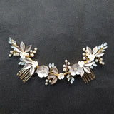 Opal Crystal Bridal Hair Comb Wedding Headband Hair accessories