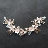 Opal Crystal Bridal Hair Comb Wedding Headband Hair accessories