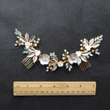 Opal Crystal Bridal Hair Comb Wedding Headband Hair accessories