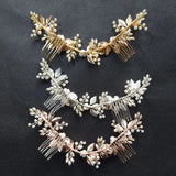Opal Crystal Bridal Hair Comb Wedding Headband Hair accessories