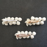 Alloy Ceramic Flower Hair Clip Barrettes Hairgrips Bridal Wedding Hair Accessory