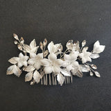 Alloy Rhinestone Flower Bridal Hair Comb Wedding Hair Accessories
