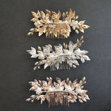 Alloy Rhinestone Flower Bridal Hair Comb Wedding Hair Accessories