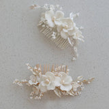 Leaf Rhinestone Hair Comb for Bride