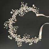Crystal Rhinestone Pearls Wedding Hair accessories Hairband Bridal Headband