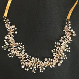 Crystal Rhinestone Pearls Wedding Hair accessories Hairband Bridal Headband