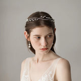 Crystal Rhinestones Pearls Wedding Hairband Bridal Headband Bridesmaids