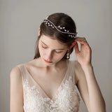 Crystal Rhinestones Pearls Wedding Hairband Bridal Headband Bridesmaids