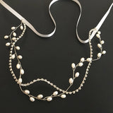 Crystal Rhinestones Pearls Wedding Hairband Bridal Headband Bridesmaids