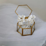 Freshwater Pearls Ceram Flower Bridal Hair Pin Set