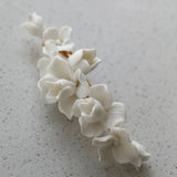 Alloy Ceramic Flower Bridal Hair Clip Wedding Headpieces