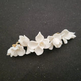 Alloy Ceramic Flower Bridal Hair Clip Wedding Headpieces