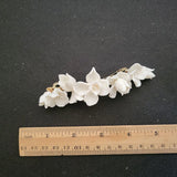 Alloy Ceramic Flower Bridal Hair Clip Wedding Headpieces