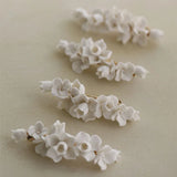 Alloy Ceramic Flower Bridal Hair Clip Wedding Headpieces