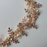 Crystal Rhinestones Pearls Bridal Headband Wedding Hair accessories
