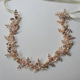 Crystal Rhinestones Pearls Bridal Headband Wedding Hair accessories