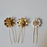 Crystal Flower Bridal Hair Pin Set Women Hair Stickers Hair Clips