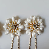 Crystal Flower Bridal Hair Pin Set Women Hair Stickers Hair Clips