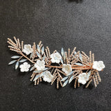 Crystal Flower Bridal Hair Clip Wedding Hairgrips Hair Accessories