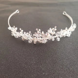 Rhinestones Crystal Freshwater Pearls Wedding Tiara Bridal Crown