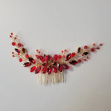 Rhinestones Crystal Pearls Hair Comb Wedding Accessories