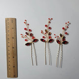 Rhinestones Crystal Pearls Hair Comb Wedding Accessories