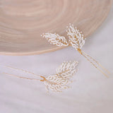 Crystal Pearls Bridal Hair Pin Set Women Hair Clips Hair Jewelry Gift