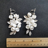 Bridal Chandelier Earrings with Rhinestones and Crystals