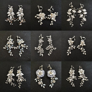 Dangle Bridal Chandelier Earrings Women Jewelry