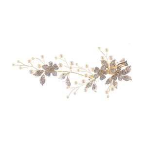 Rhinestones Pearls Bridal Hair Clip Barrettes Wedding Hair Accessories