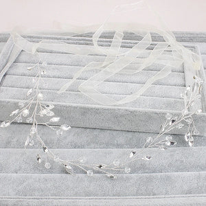 Clear Crystal Wedding Headpieces Hair Vine Bridal Headband