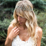 Clear Crystal Wedding Headpieces Hair Vine Bridal Headband