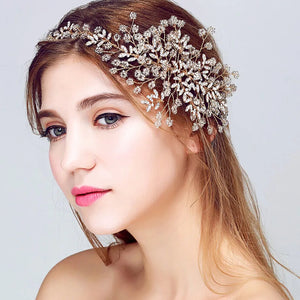 Crystal Rhinestones Wedding Hairband Bridal Headband Bridesmaids Jewelry