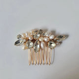 Crystal Rhinestones Pearls Bridal Hair Comb Wedding Accessories