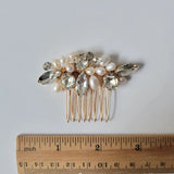 Crystal Rhinestones Pearls Bridal Hair Comb Wedding Accessories