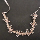 Wired Crystal Rhinestones Pearls Wedding Hair accessories