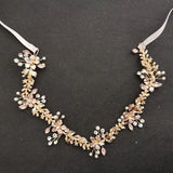 Wired Crystal Rhinestones Pearls Wedding Hair accessories