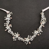 Wired Crystal Rhinestones Pearls Wedding Hair accessories