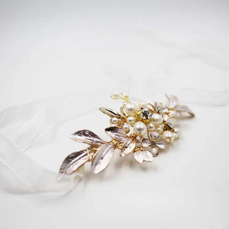 Crystal Wedding Bracelet Rhinestones Pearls Bridal Bridesmaids Jewelry