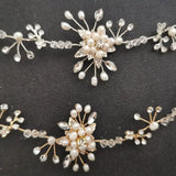 Crystal Wedding Bracelet Rhinestones Pearls Bridal Bridesmaids Jewelry