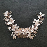Rhinestones Crystals Wedding Hair Comb Bridal Headband