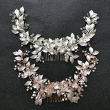 Rhinestones Crystals Wedding Hair Comb Bridal Headband
