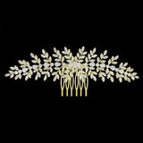 CZ Bridal Hair Comb Wedding Jewelry Hair Accessories