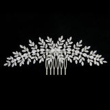 CZ Bridal Hair Comb Wedding Jewelry Hair Accessories