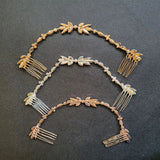 Opal Crystal Rhinestones Hair Comb Wedding Hair accessories