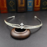 Crystal Zircon Wedding Tiara Bridal Crown Hair Accessory