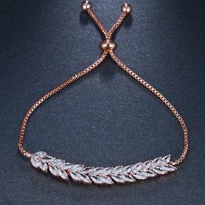 Sparkling CZ Bracelet Girls CZ Daily Gift Wedding Bridal Women Jewelry
