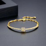 Sparkling Charm CZ Bracelet Girls CZ Daily Bracelet Gift Wedding Bridal