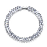 Charm CZ Bracelet Girls Cubic Zirconia Gift Wedding Bridal Bridesmaids